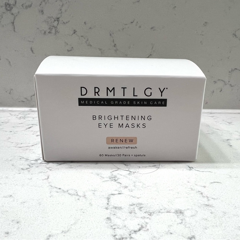 DRMTLGY | Brightening Eye Masks | NEW UNOPENED BOX
